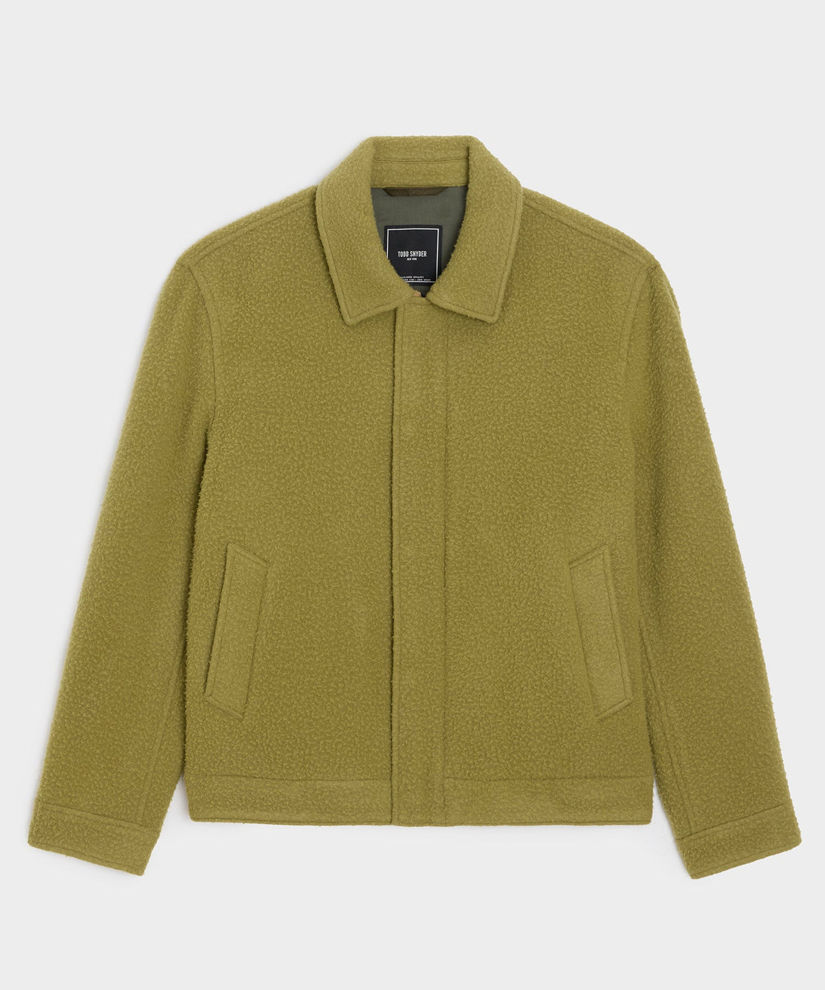 Italian Casentino Aviator Jacket - Citron