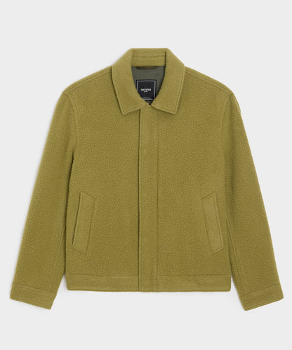 Italian Casentino Aviator Jacket - Citron