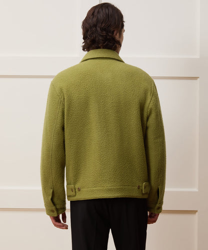 Italian Casentino Aviator Jacket - Citron