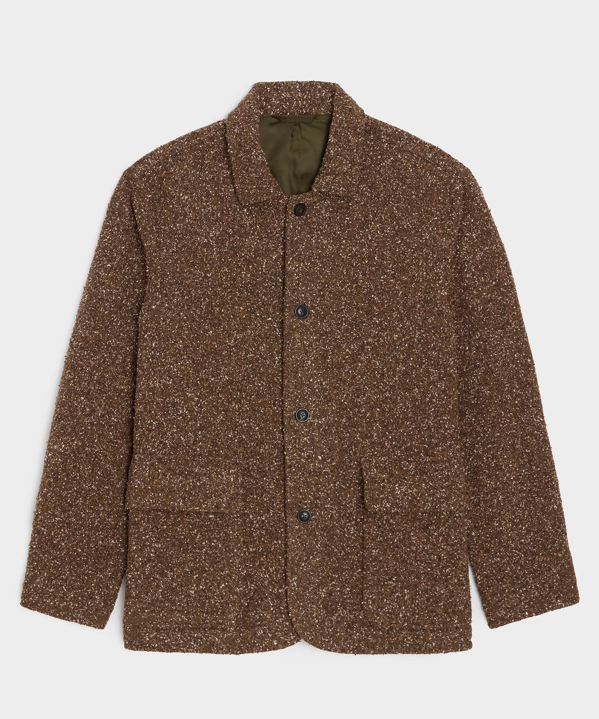 Italian Wool Walking Jacket - Brown
