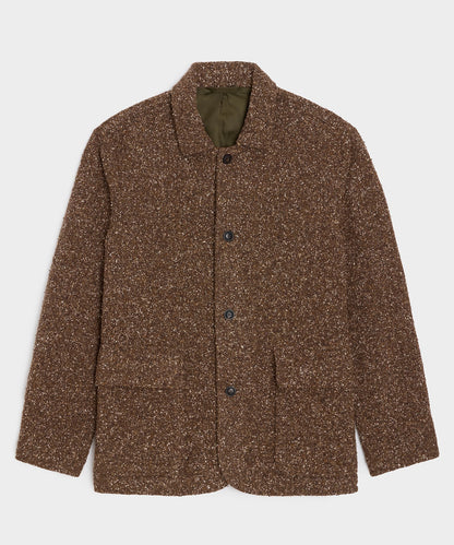 Italian Wool Walking Jacket - Brown