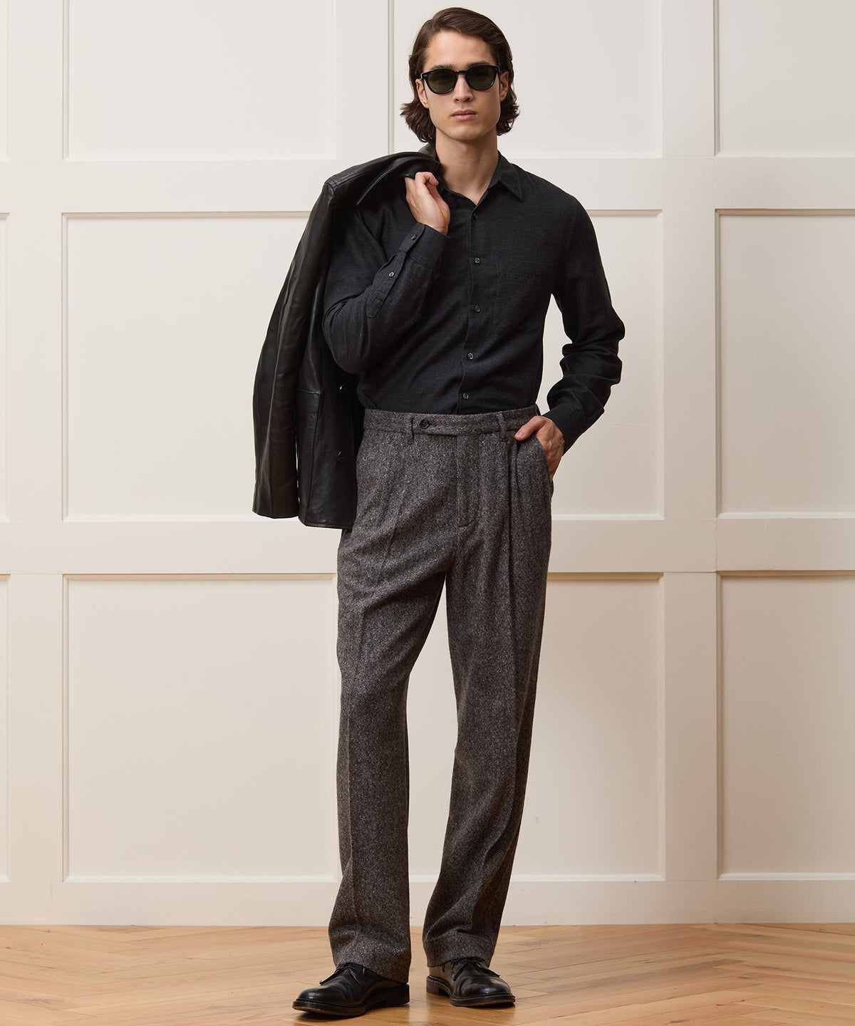 Donegal Wythe Trouser - Charcoal