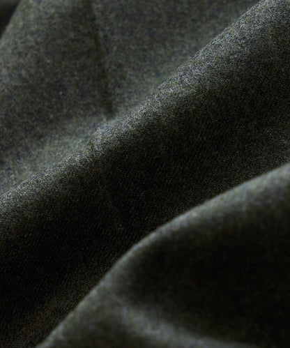 Italian Flannel Sutton Trouser - Oak Moss
