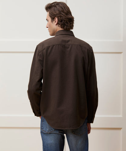 Chamois Cape Shirt - Peppercorn