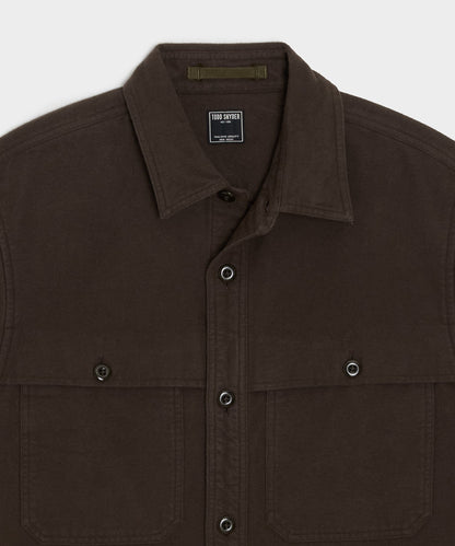 Chamois Cape Shirt - Peppercorn