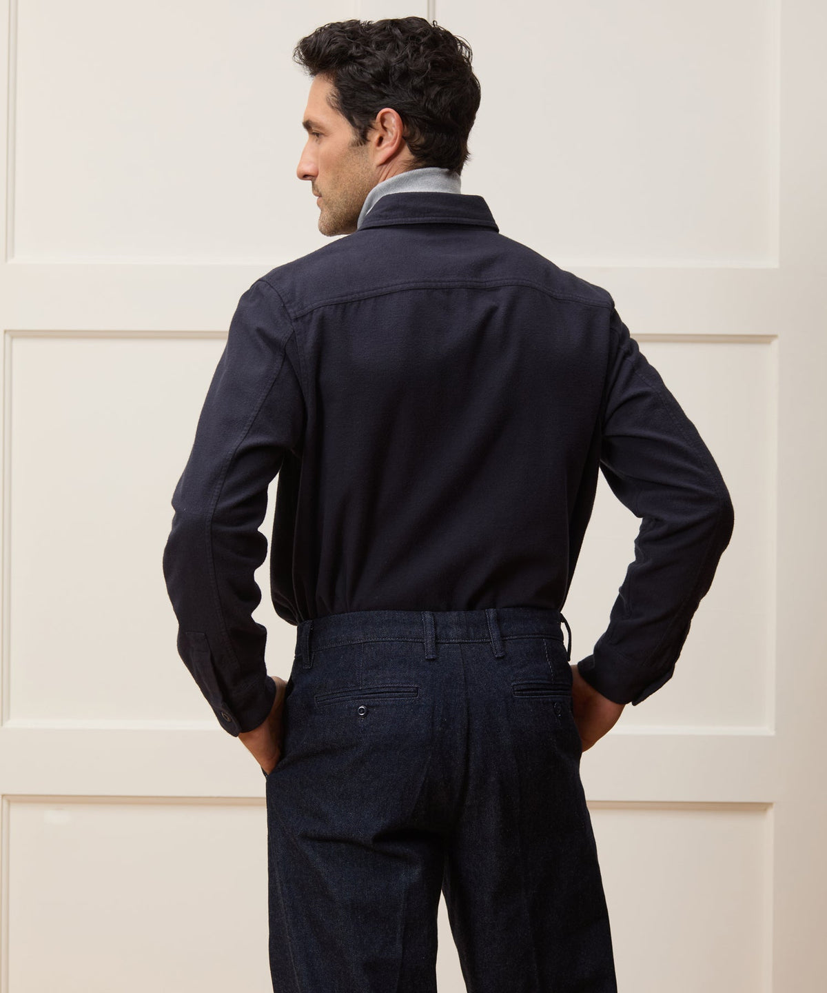Chamois Cape Shirt - Captain Navy