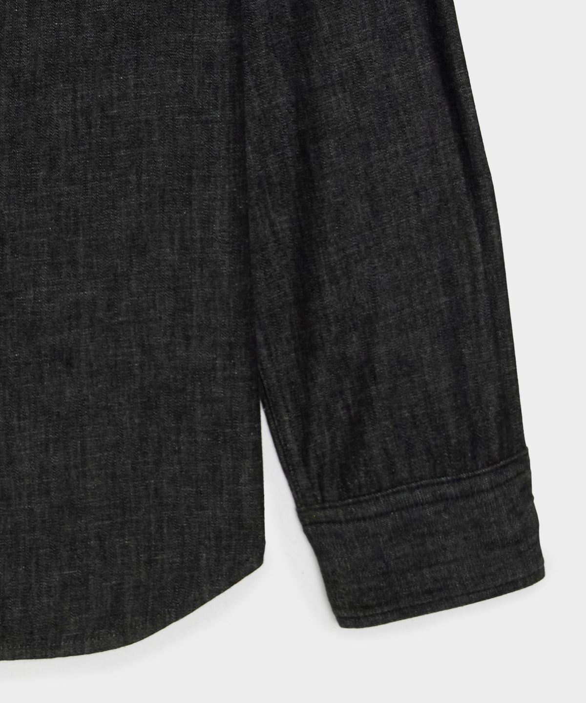 Denim Cape Shirt - Black