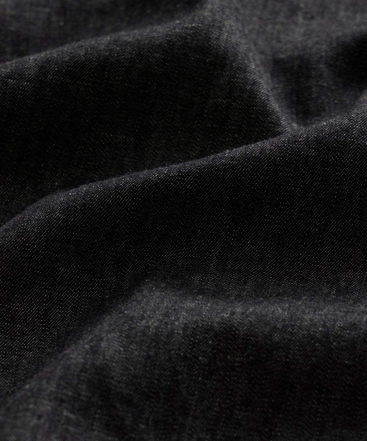 Denim Cape Shirt - Black