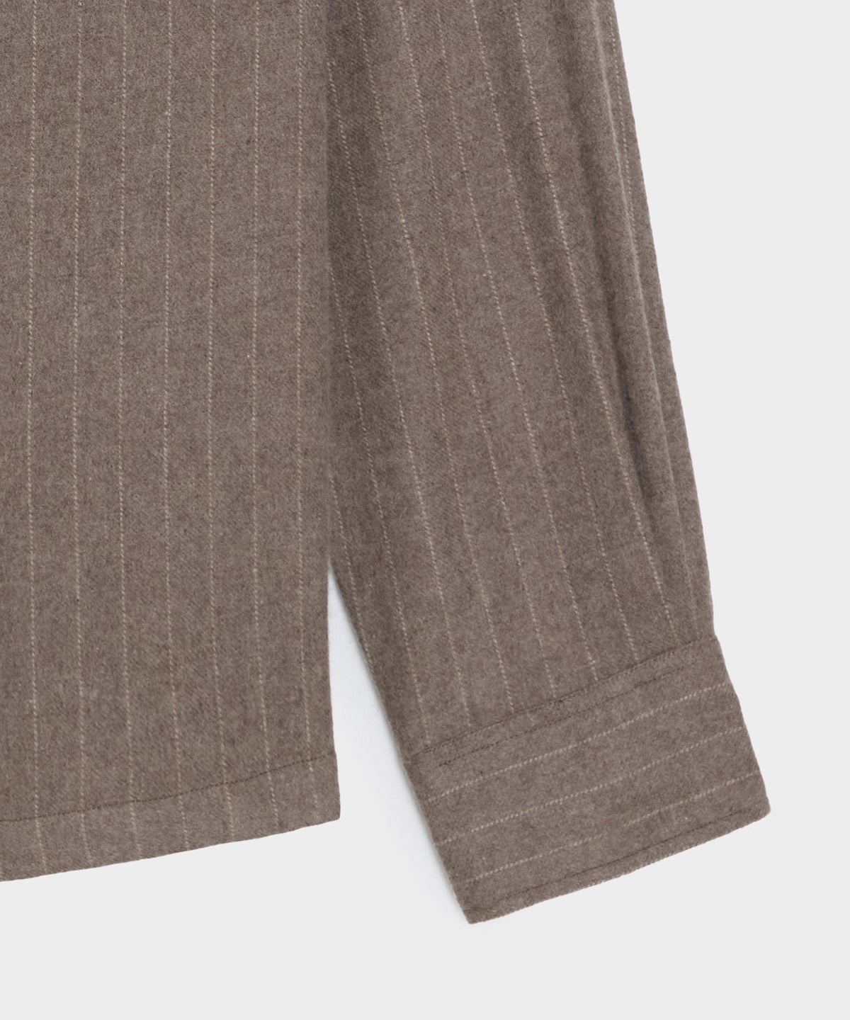 Italian Cashmere Overshirt - Umber