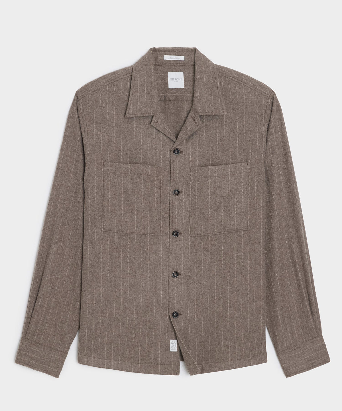 Italian Cashmere Overshirt - Umber