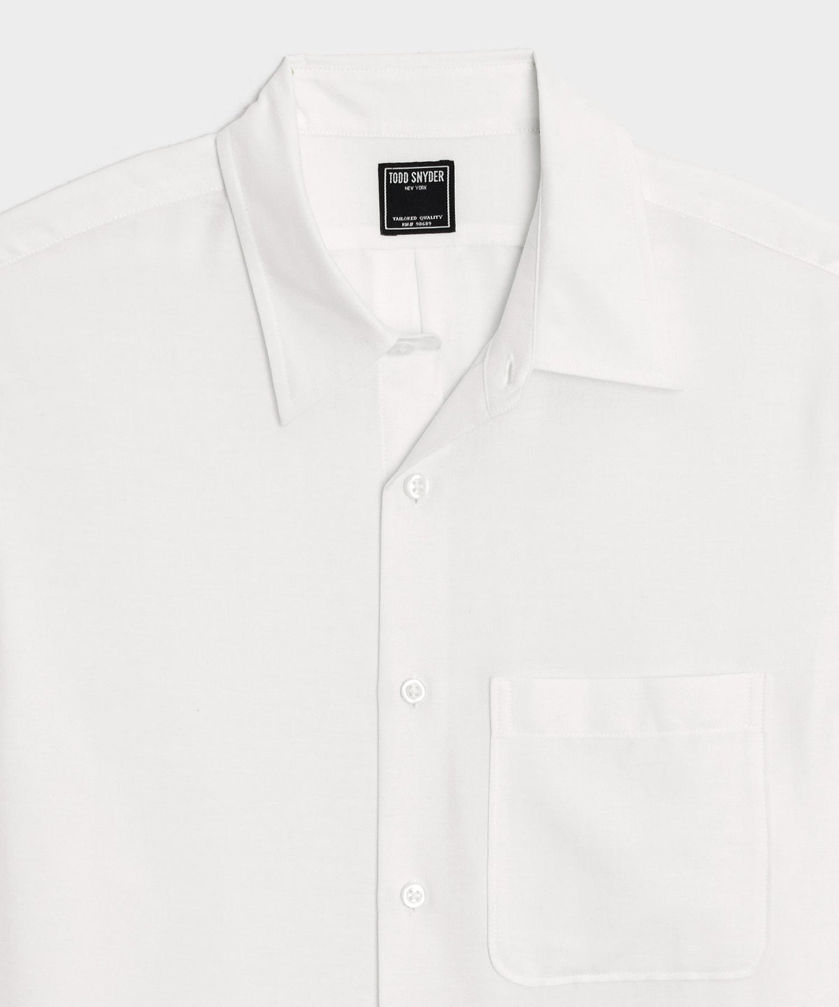 Cotton-Cashmere Sport Shirt - White