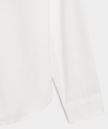 Cotton-Cashmere Sport Shirt - White