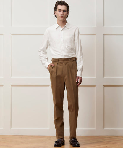 Cotton-Cashmere Sport Shirt - White