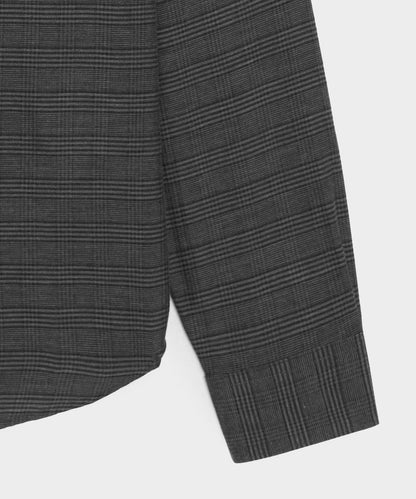 Portuguese Cotton-Cashmere Sport Shirt - Dark Charcoal