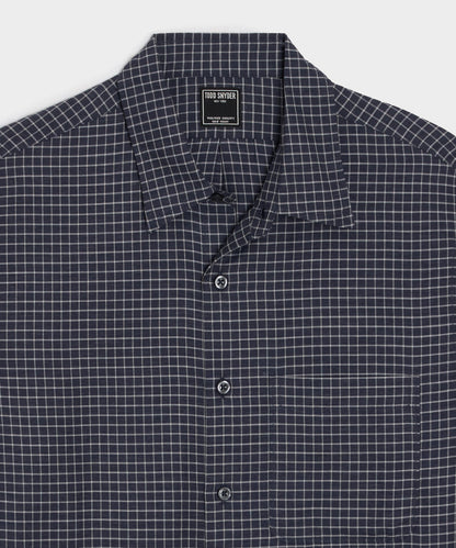 Cotton-Cashmere Sport Shirt - Navy