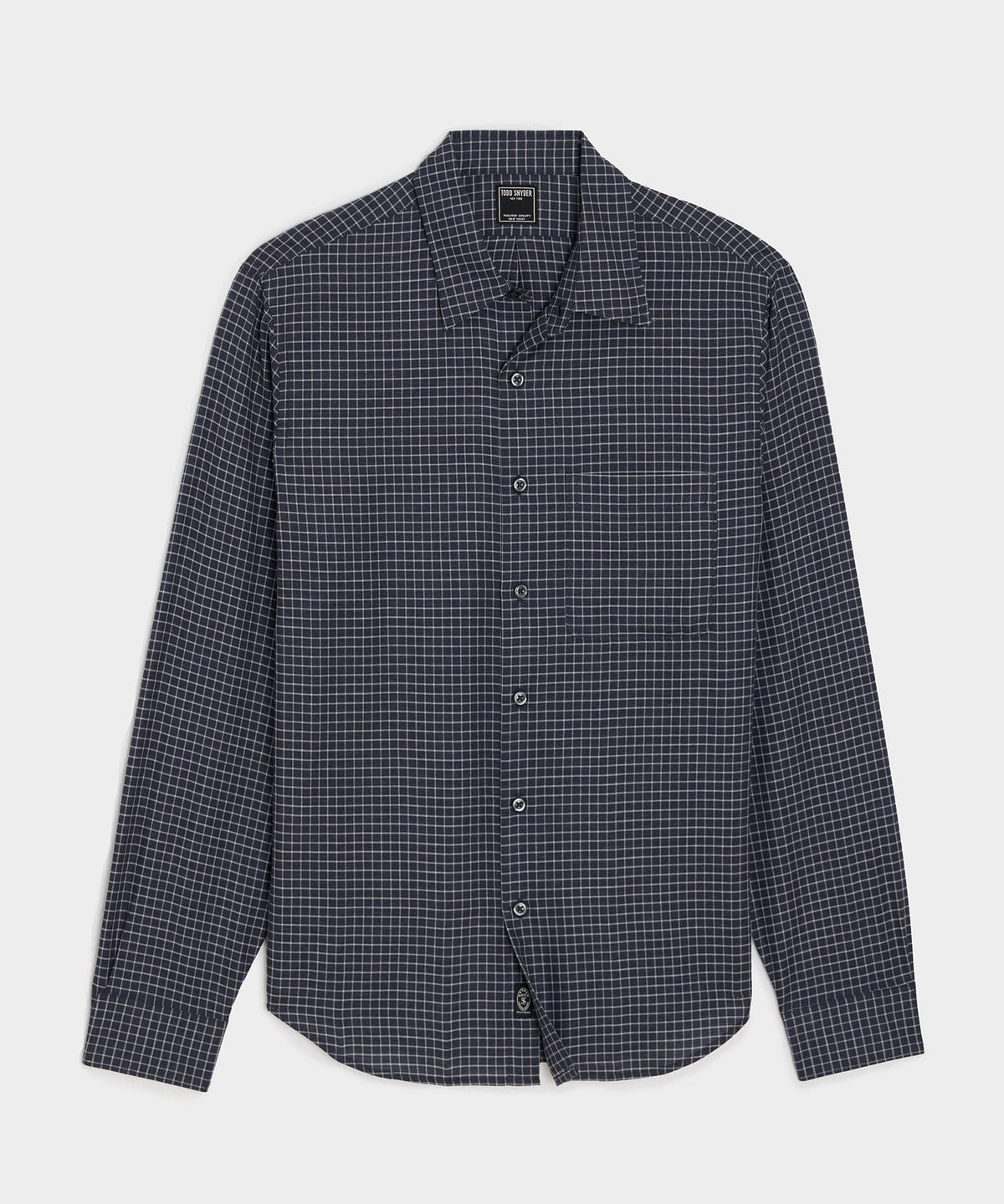 Cotton-Cashmere Sport Shirt - Navy
