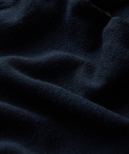 Merino V-Neck Sweater - Navy