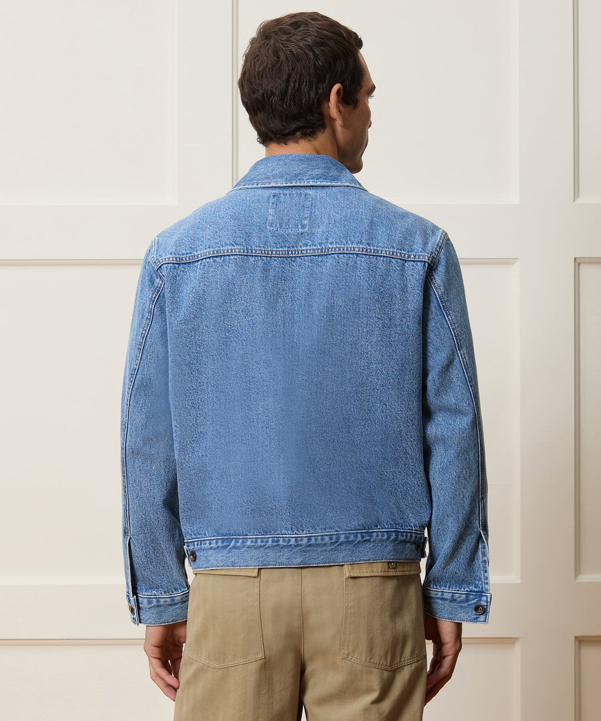 Boxy Denim Jacket - Vintage Blue