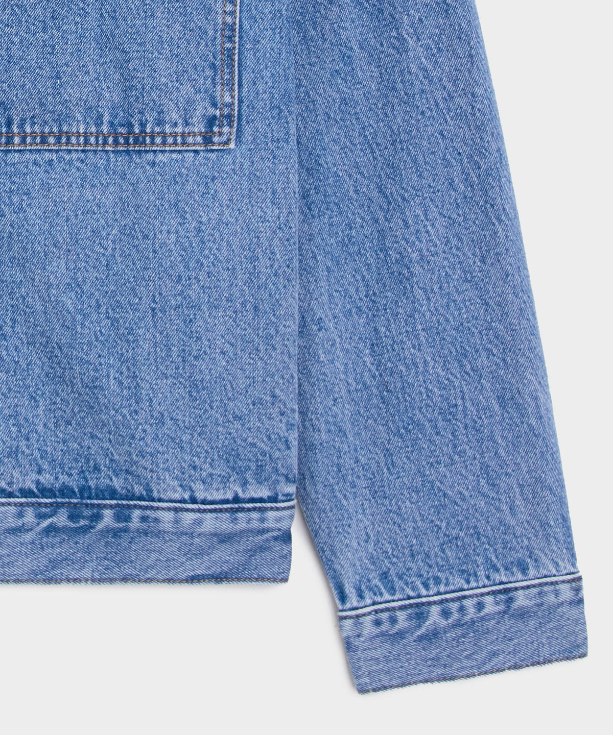 Boxy Denim Jacket - Vintage Blue