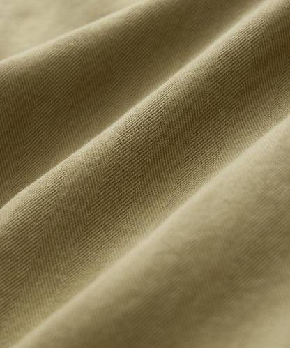 Relaxed Herringbone Twill Camp Pant - Tan