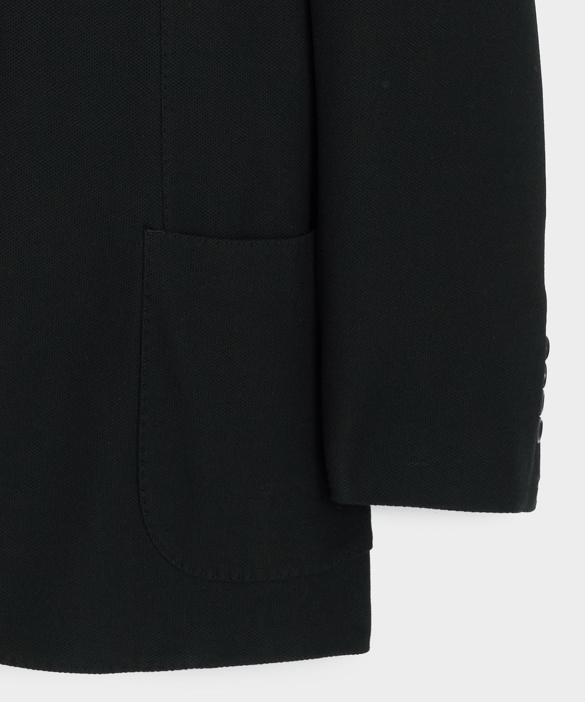 Italian Knit Wythe Sport Coat - Black