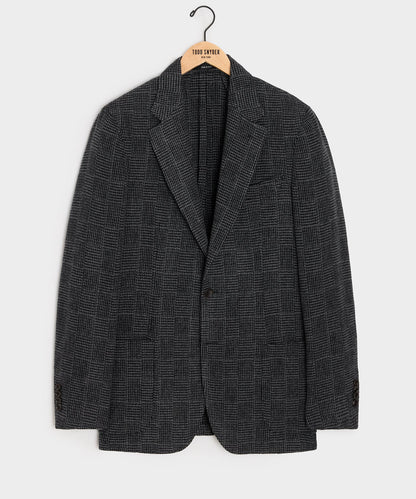 Italian Wool Glen Plaid Sport Coat - Grey
