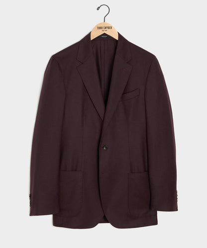 Italian Flannel Sport Coat - Raisin