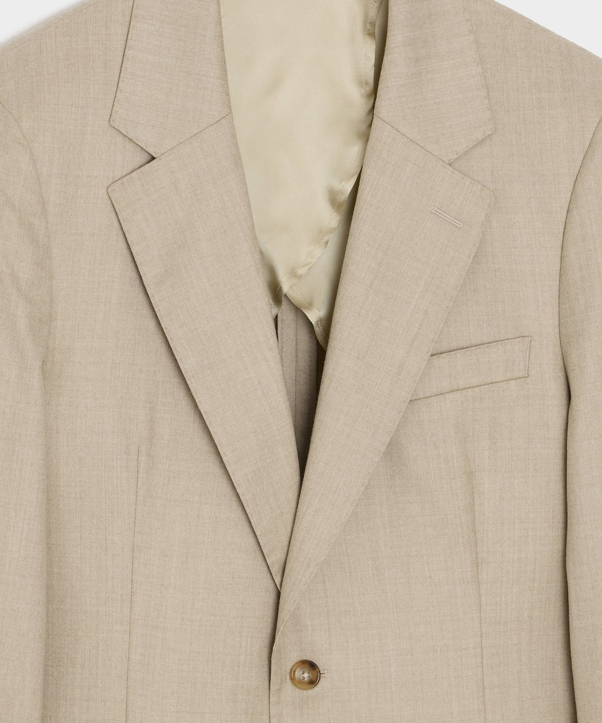 Italian Flannel Sutton Jacket - Oatmeal