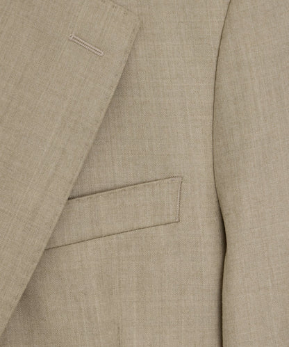 Italian Flannel Sutton Jacket - Oatmeal