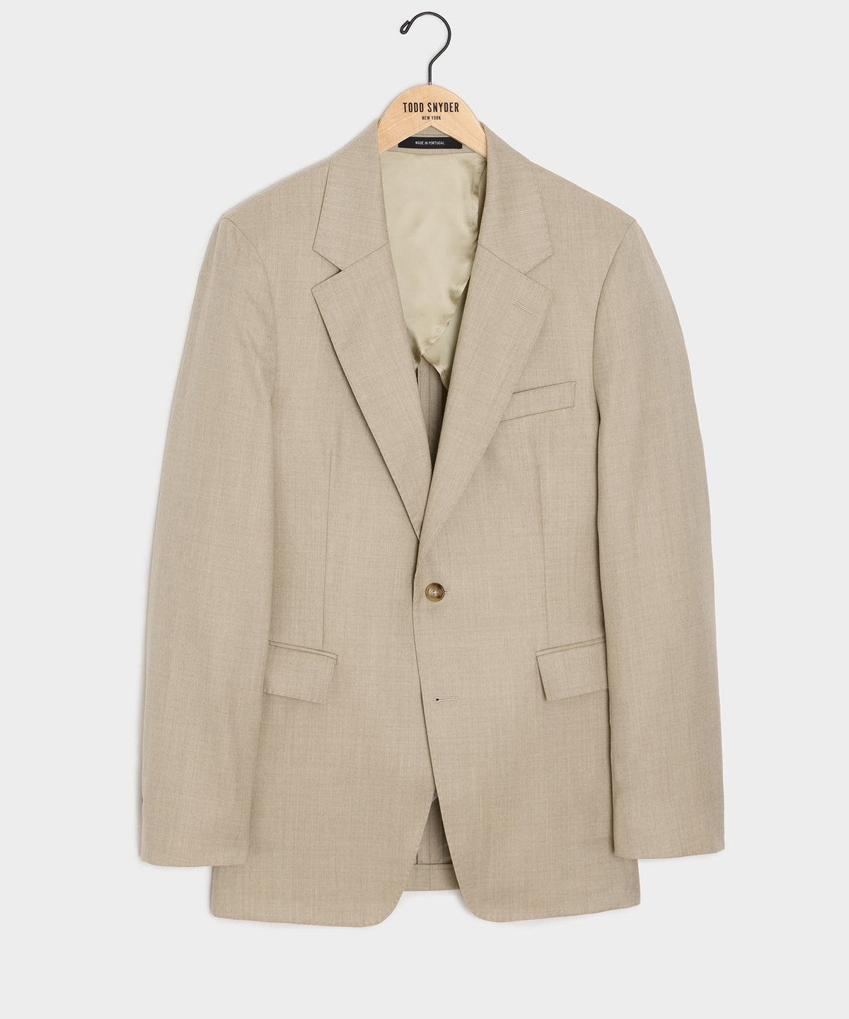 Italian Flannel Sutton Jacket - Oatmeal