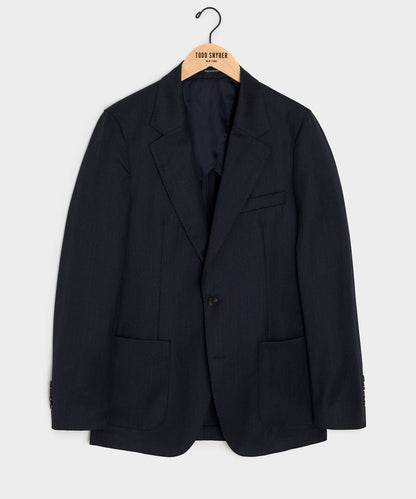Italian Cavalry Twill Madison Jacket - Indigo