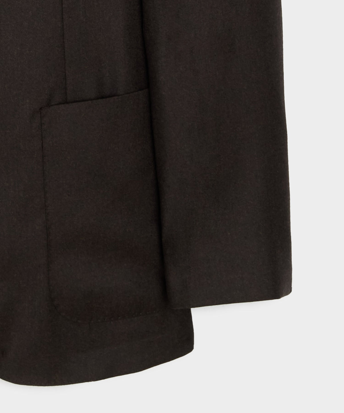 Italian Flannel Madison Jacket - Dark Brown