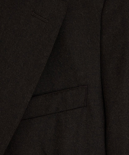 Italian Flannel Madison Jacket - Dark Brown