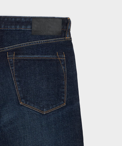 Straight Japanese Selvedge Stretch Jean - Dark Indigo