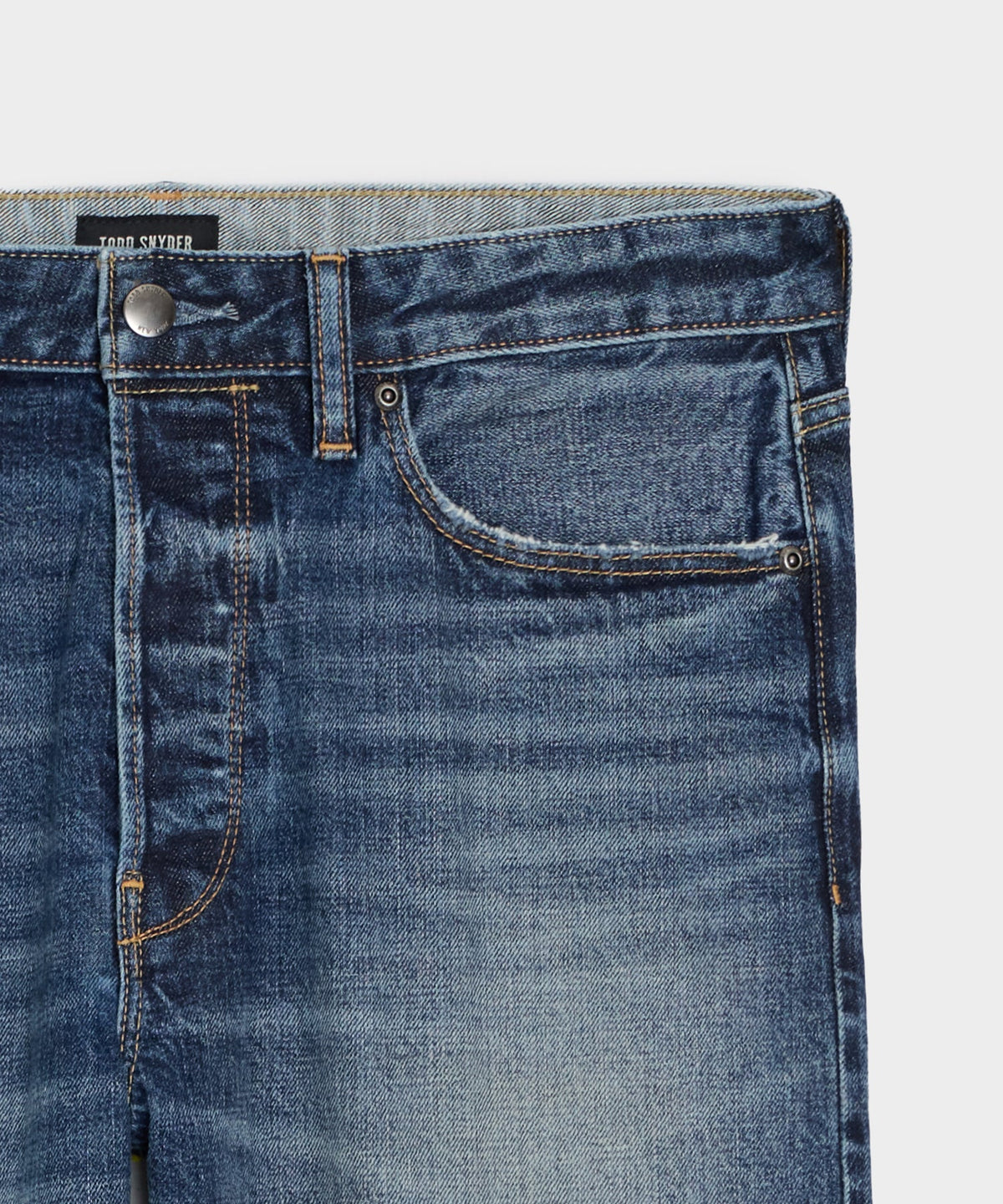 Straight Japanese Selvedge Stretch Jean - Light Indigo