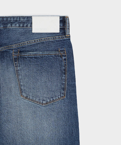 Straight Japanese Selvedge Stretch Jean - Light Indigo