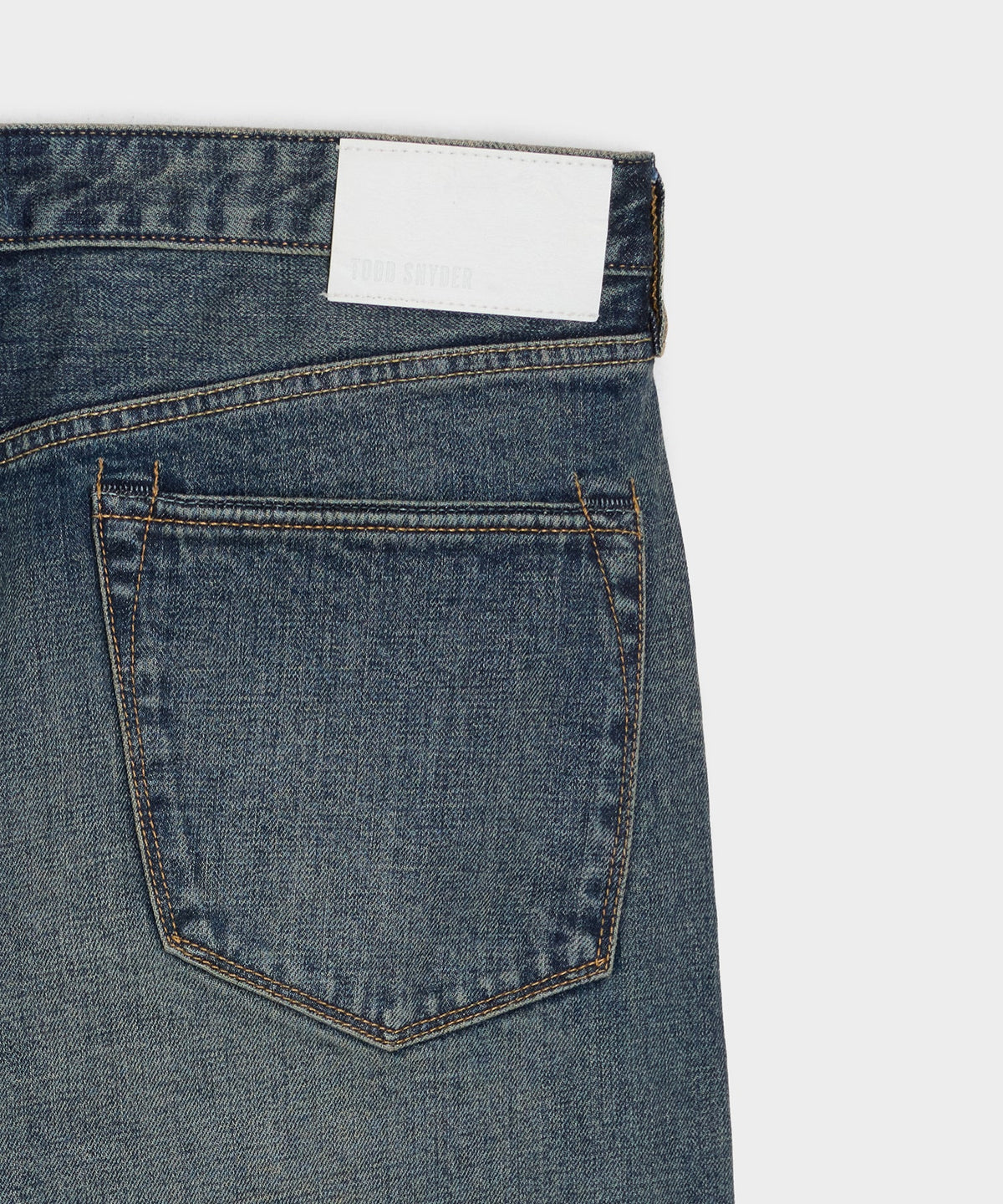 Straight Japanese Selvedge Stretch Jean - Medium Indigo