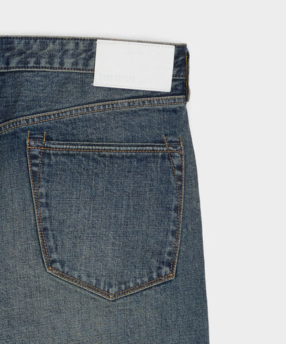 Straight Japanese Selvedge Stretch Jean - Medium Indigo