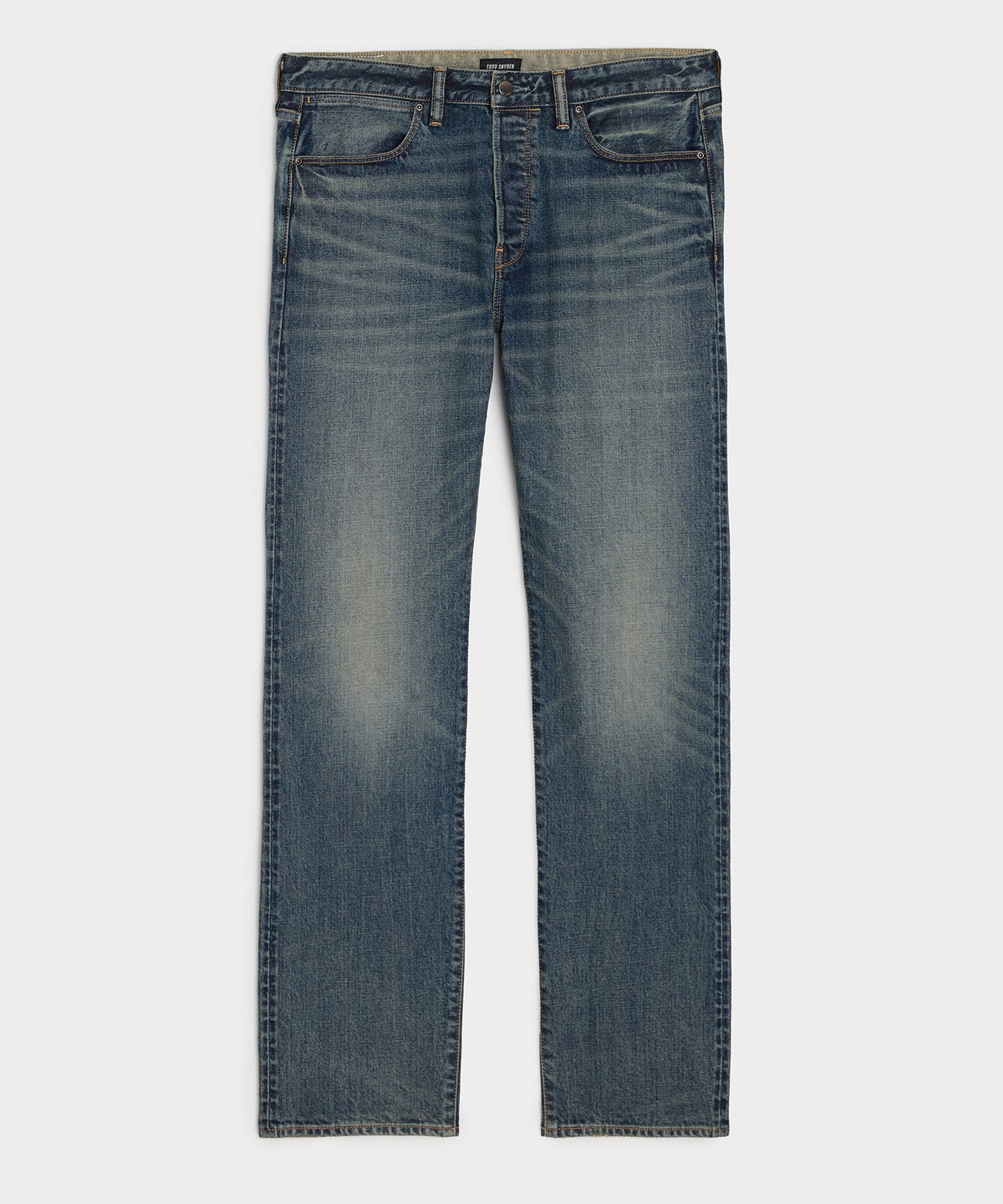 Straight Japanese Selvedge Stretch Jean - Medium Indigo