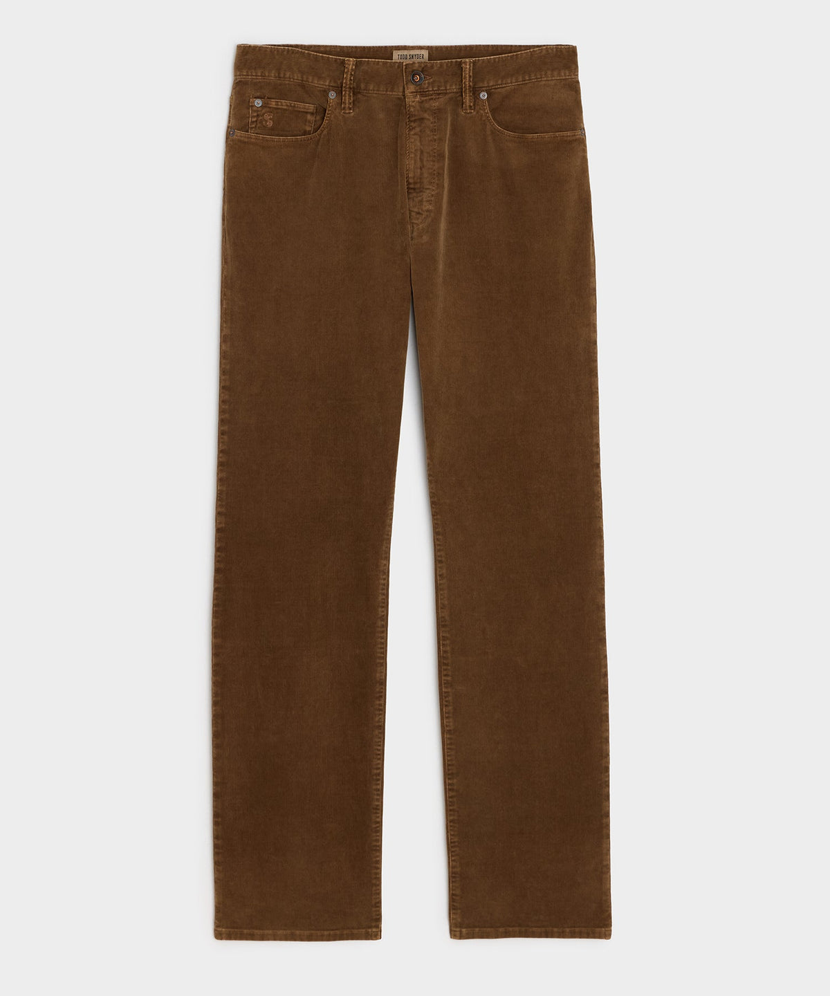 Straight 5-Pocket Corduroy Pant - Dark Brown