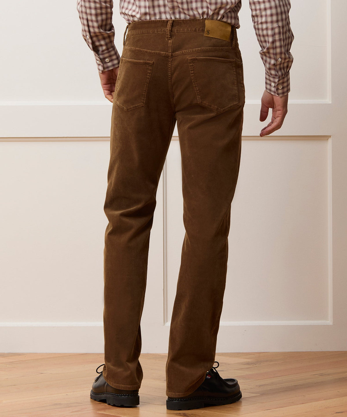 Straight 5-Pocket Corduroy Pant - Dark Brown