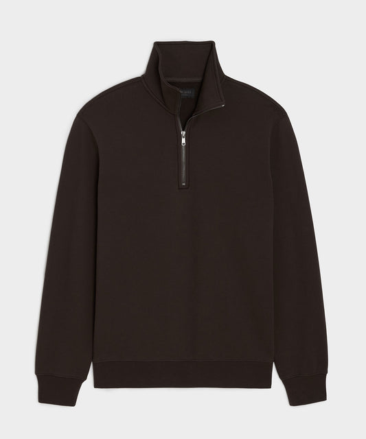Foundation Quarter-Zip Sweatshirt - Dark Mocha