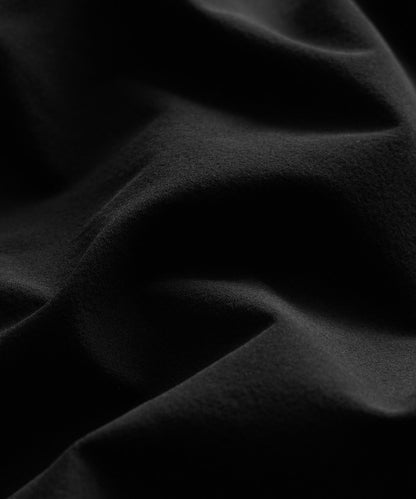 Nylon Quarter-Zip Jacket - Pitch Black
