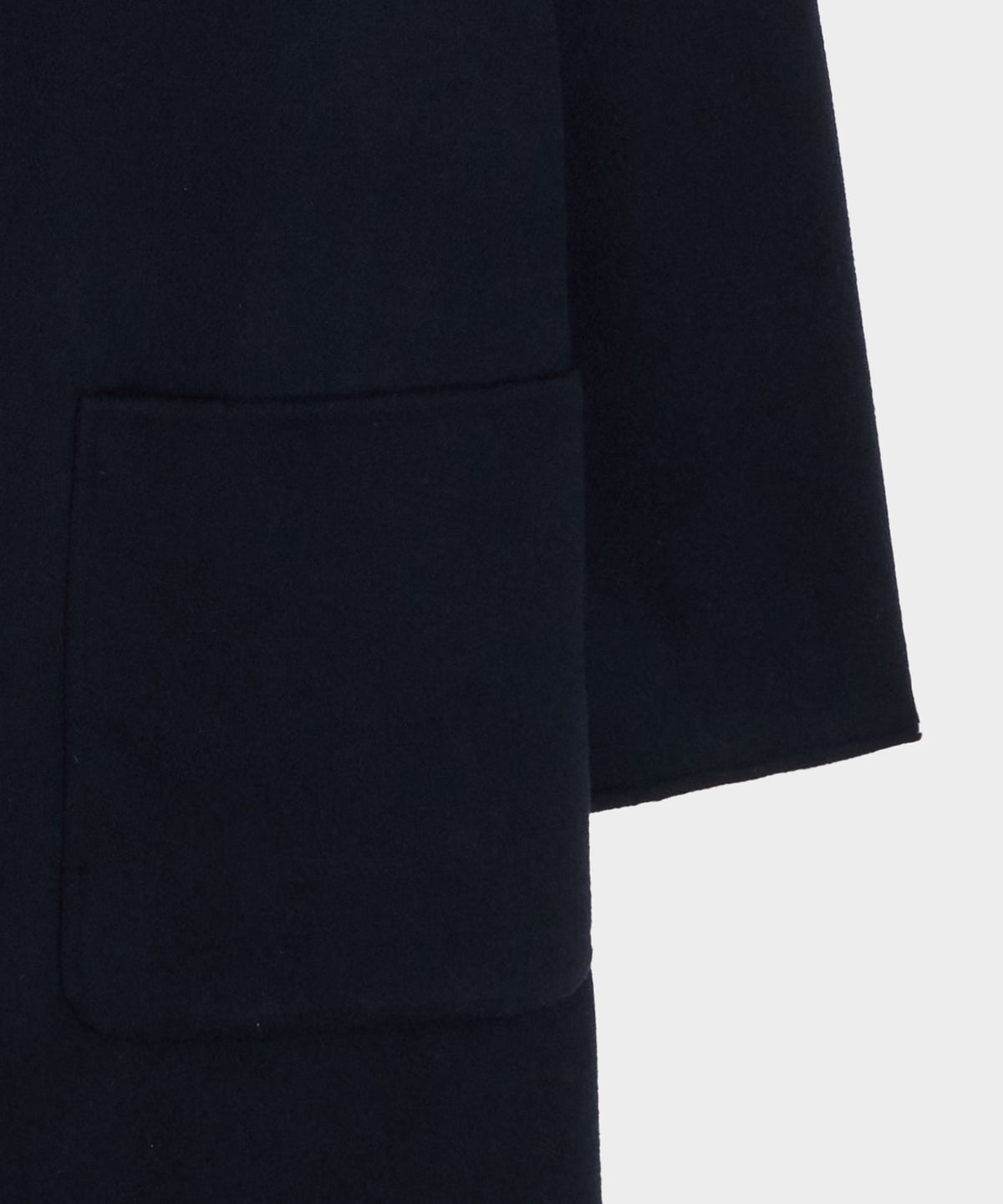 Italian Cashmere Topcoat - Navy