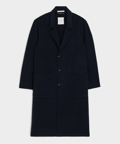 Italian Cashmere Topcoat - Navy