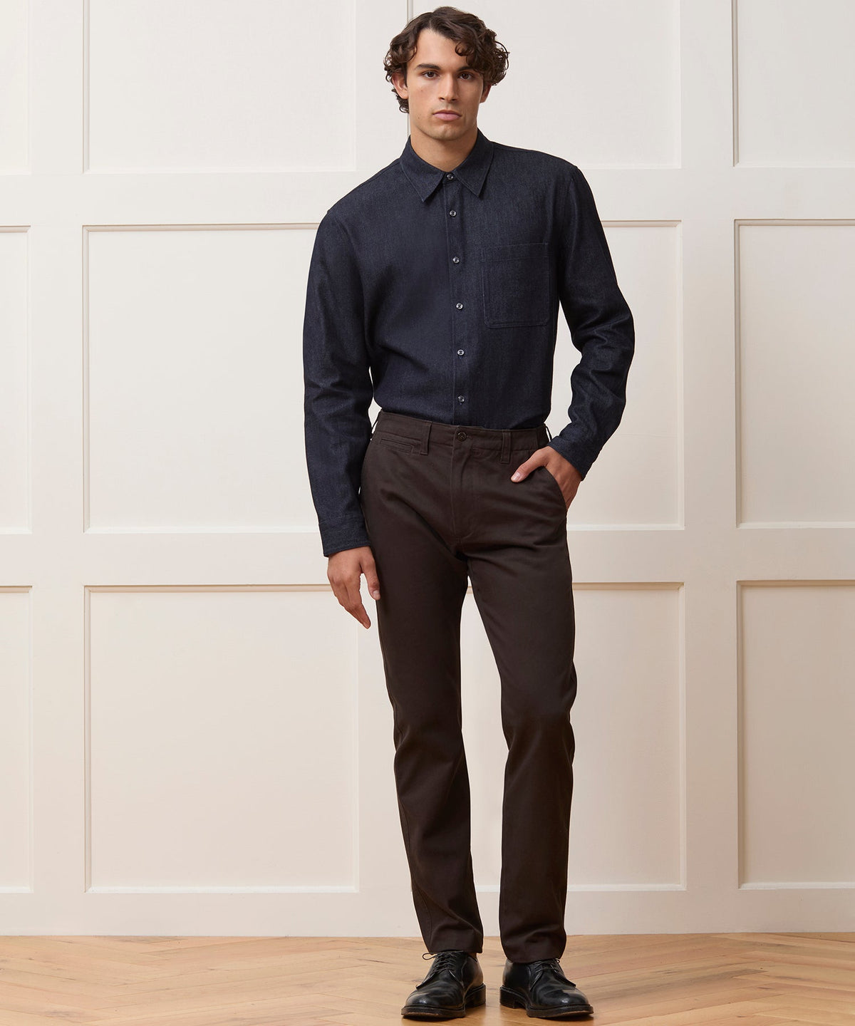Straight Fit Favorite Chino - Cocoa