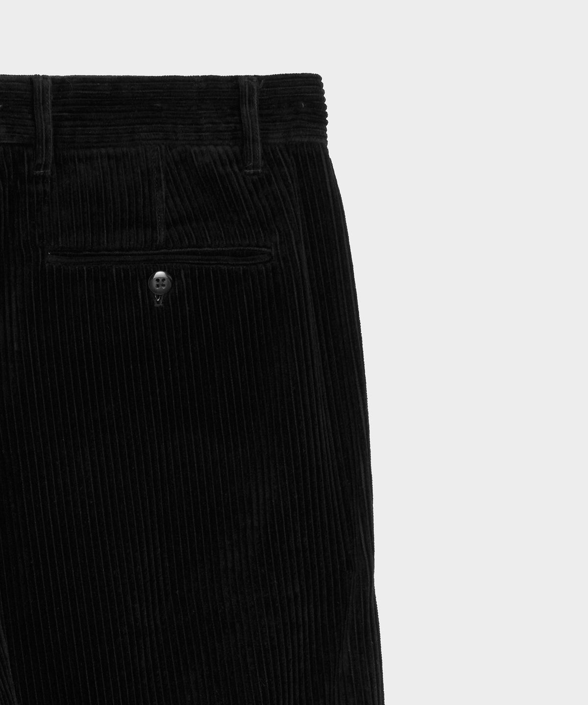 Relaxed Wide Wale Corduroy Pant - Black