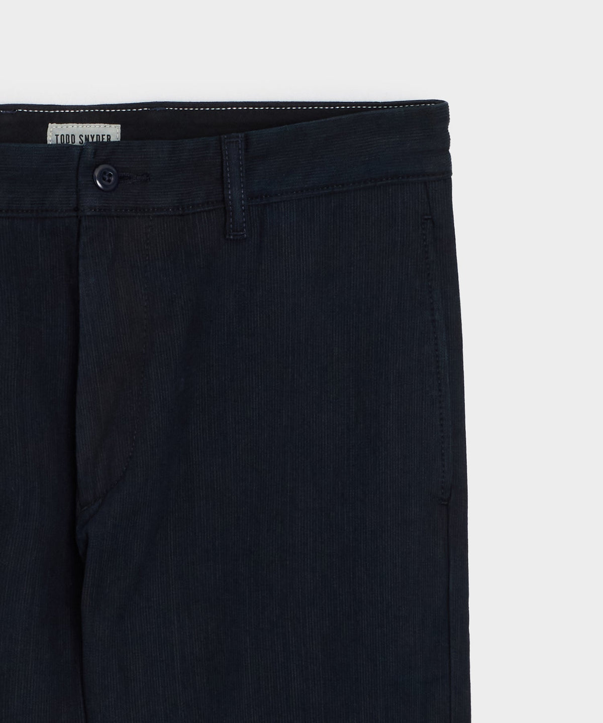 Relaxed Striped Denim Chino - Indigo