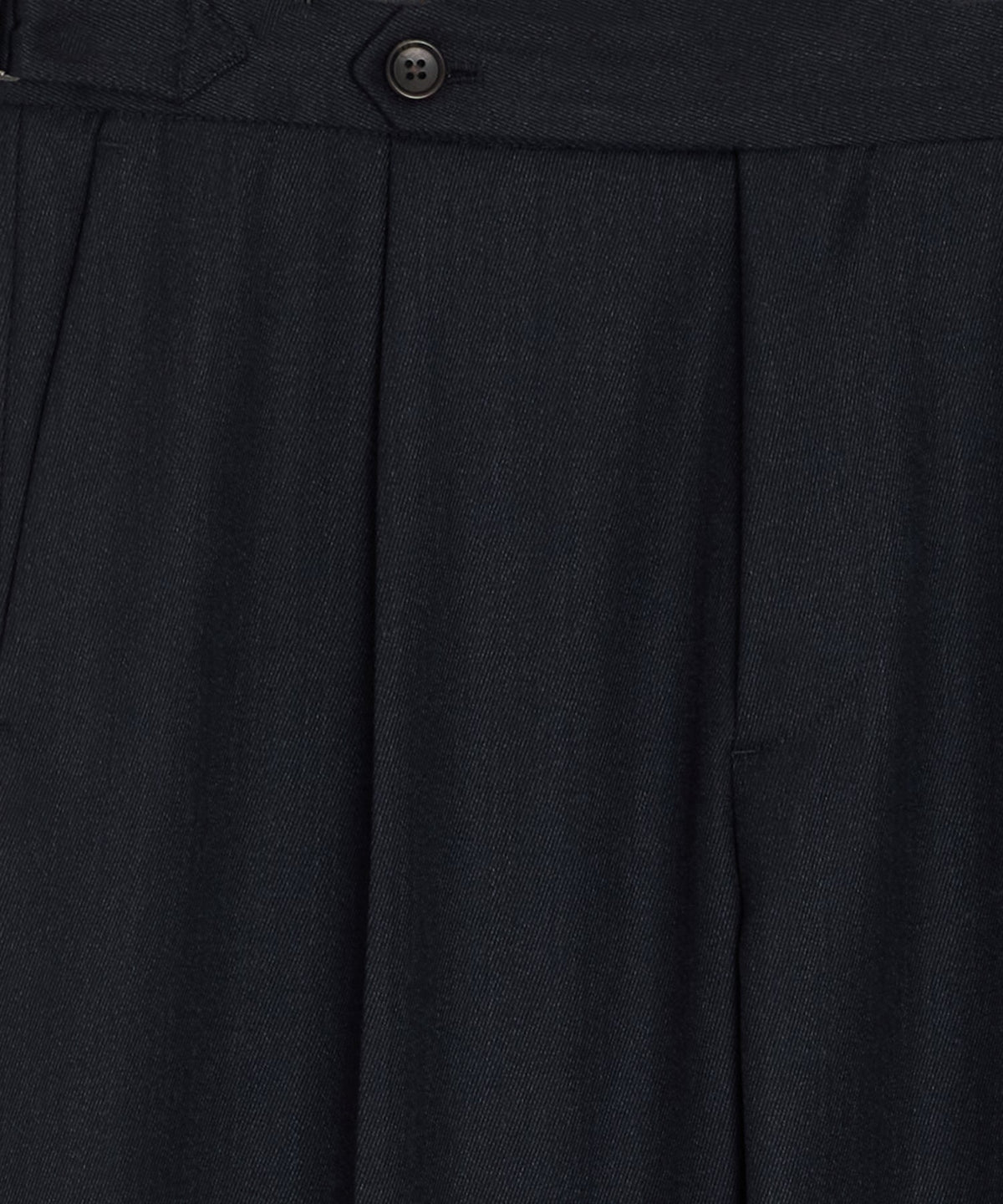 Italian Cavalry Twill Side Tab Trouser - Indigo