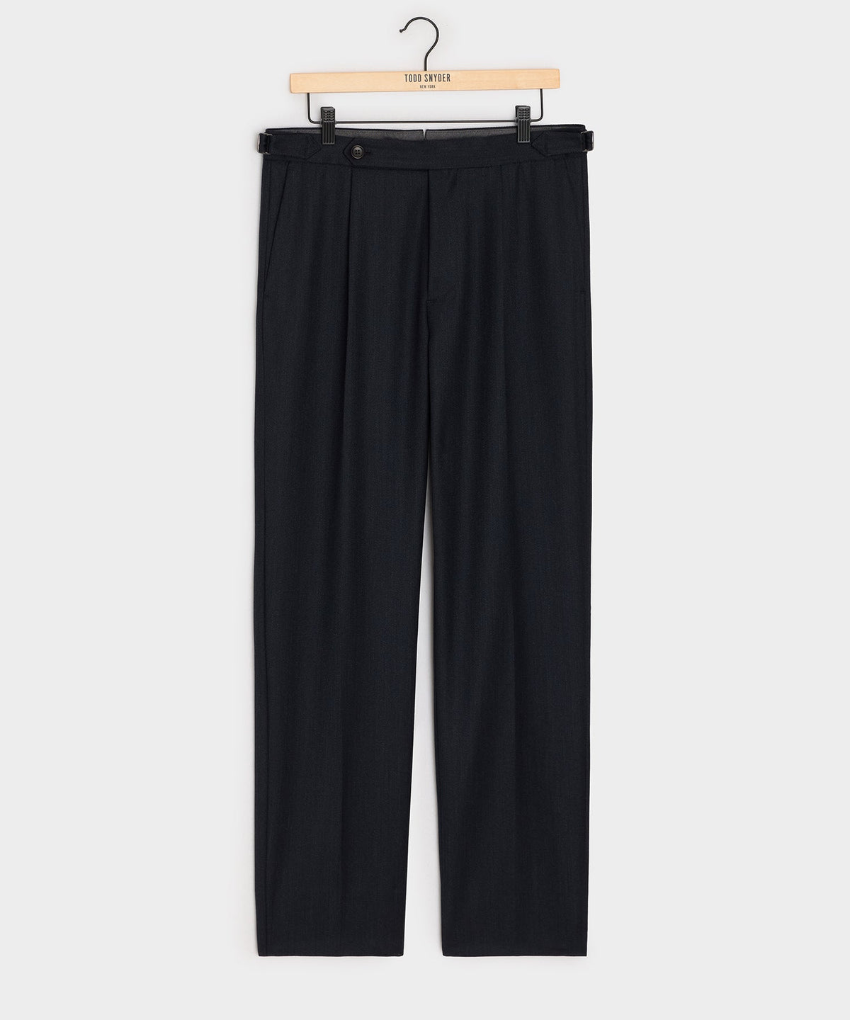 Italian Cavalry Twill Side Tab Trouser - Indigo